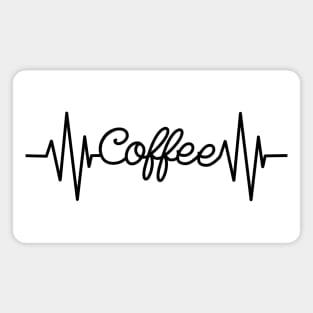 Coffee Heartbeats Magnet